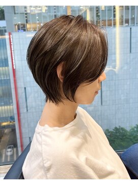 バンプ ギンザ(BUMP GINZA) 30代40代50代絶壁解消前髪あり小顔前下がりショートボブ