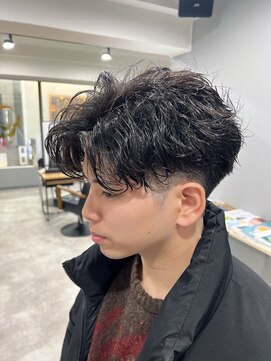 エモー(MoH) 大人フェザーショート/リバースパーマ/大人男子