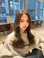 前髪ありなし×韓国風ロング×美シルエット×くびれレイヤー