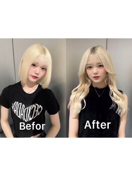 【自毛のような仕上がりに♪】《シールエクステ40本\14000》[新宿/新宿3丁目/インナーカラー/ダブルカラー]