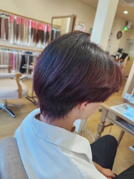 ミラシィ 成田(Mirashy) ハイライトカラーミルクティーベージュレイヤーカット