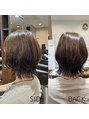 ヘアドゥポジャ 寺尾町店(Hair Do poja)&nbsp;切りっぱなしボブからウルフボブへスタイルチェンジ