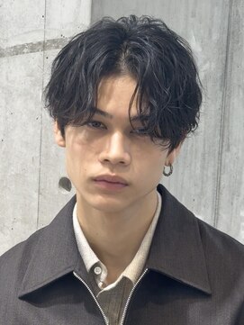 フィフスパーク(fifth PARK) 渋谷前髪2wayシャドウパーマ社会人緩めツイストスパイラルパーマ