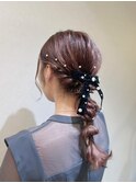 編みおろしアレンジ