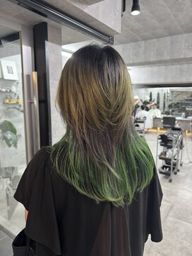 ノス 表参道(NOOS) デザインカラー/レイヤーカット/ミディアムレイヤー