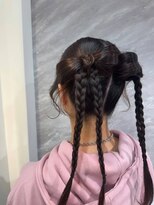 ラビス 池袋(Lovis)&nbsp;黒髪/オリーブグレー/小顔ヘア/ココアベージュ/サーフカール