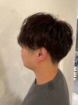 エヌアンドエー 春日部東口店(hair shop N&A)&nbsp;爽やかな黒髪メンズショート 緩めニュアンスパーマ