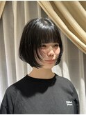 顔まわりレイヤーのショートウルフ