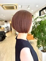 ディーコ(IDEEK)&nbsp;大人のミディアムボブ 暗くない白髪染め 明るいブラウン#2