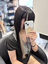 ヘアーデザイン ジェルム(Hair Design germe)&nbsp;ツートンインナープルエクステ100本 / YUDU