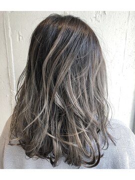 エイト 福岡天神店(EIGHT fukuoka) 【EIGHT福岡】nabe_バレイヤージュ×ペールシルバー