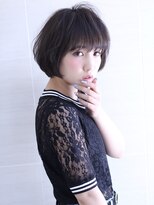 オーロ(ORO) スッキリナチュラル丸型ショートボブ☆