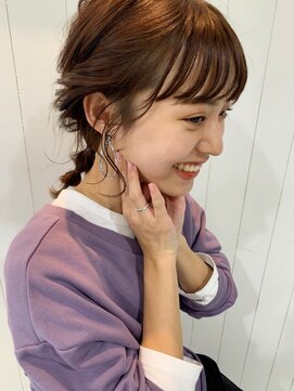 カシェ マエノヘタ(Cashe'e MAENOHETA) 編みおろしアレンジ