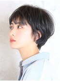 スタイリング簡単＊黒髪ショートヘア