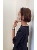 リムヘアーズボウグループ(Rim hairs BEAU group) シンプルボブ×ベージュ