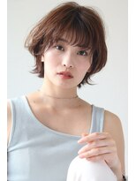 ソイクフ 四条大宮店(SOY-KUFU)&nbsp;大人可愛い◎20代30代40代前髪パーマグレーベージュ