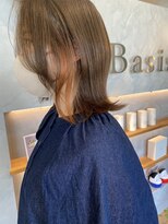 ベーシス(Basis) 【Basis福田】グレージュ×オレンジベージュ