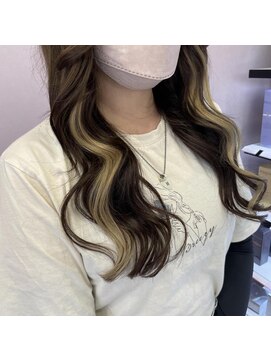 レヴェリー(REVERIE) #プルエクステ#インナーエクステ#イヤリングカラー