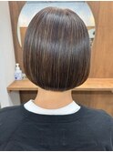 大人ショート　丸みボブ　ワンレンボブ　菊名　30代40代50代