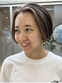 インナーカラーベージュカラーイヤリングカラーハイトーンカラー