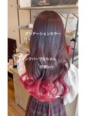 グラデーション×ピンク
