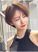 大人可愛いショートボブ