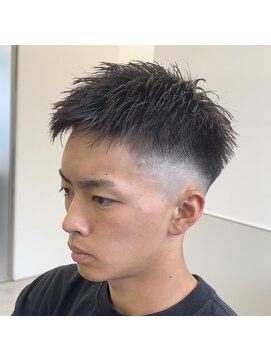 ゴウトゥデイシェアサロン 町田店(GO TODAY SHAiRE SALON) フェード×アップバンクショート【町田メンズカット】