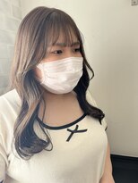 デューヘアー(due hair) 韓国風顔周りレイヤースタイル/韓国巻き