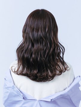 アース クロスガーデン川崎店(HAIR&MAKE EARTH) シアーラベンダーアッシュ×ウェーブッセミロング