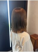 黒髪/ボブルフ/ネビージュ/小顔/ワンレン/水戸/髪質改善/前髪