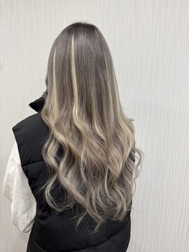 フロレゾンヘアデザインエクステ(floraison hair design exte) ハイトーン　エクステスタイル