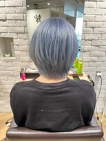 エヌプラスリタ 近鉄八尾(N+lita)&nbsp;髪質改善/レイヤー/アッシュカラー/ショートボブ/ハイトーン