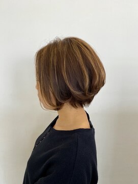 ナオシ トレス 富雄店(nao*c tres) 大人ショート×ハイライト