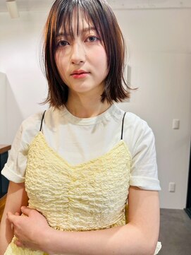 シウ 天王台(shiwu) 切りっぱなしボブ