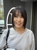 アクセントレイヤーが可愛い切りっぱなしボブ UiiC 中平鮎歌