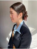 20代30代40代◎結婚式アッシュカラーこなれ大人まとめ髪シニヨン