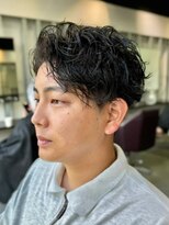 ミズチャーム(Ms.CHARM) スパイラルパーマ/メンズカット/センターパート/外苑前