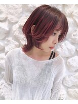 ヘアサロン エフ 渋谷(F)&nbsp;#ピンクカラー#ウルフ#レイヤーカット