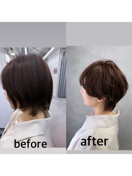 ウル バイ ドット(ulu by dot.) 【仁藤】髪質改善カラー/ハンサムショート[町田駅/髪質改善]