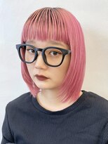 ガーデントウキョウ(GARDEN Tokyo)&nbsp;レイヤー/ピンクベージュ/ケアブリーチダブルカラー/暖色