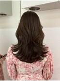 暗めカラー/グランマッシュ[レイヤーカット/髪質改善/銀座]