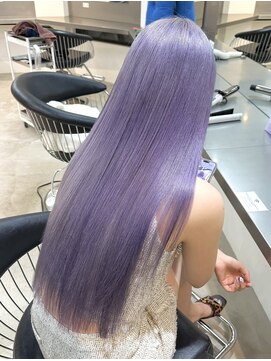 ラック 表参道(LUCK) ラベンダー/ラベンダーシルバー/表参道/ケアブリーチ/ブリーチ