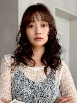 フォト 武蔵小杉(foto) 姫カットレイヤー/暗めカラー/韓国風巻き/レイヤーカット