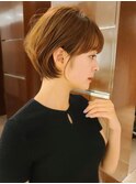ショートボブ小顔カット大人ヘア髪質改善30代40代50代表参道青山