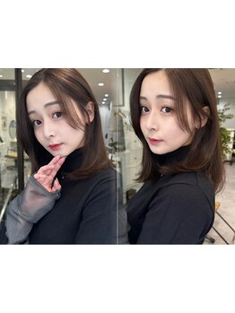  印象の9割は顔周りで決まる。1mmにこだわる似合わせカットで、結んでも下ろしても"360度可愛い"