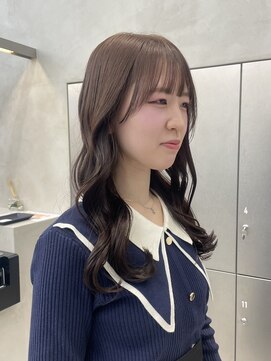 ザザ ZA/ZA 茗荷谷 透明感ベージュ/まとまるロングヘア