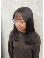 アルブ(alb)&nbsp;暖色レイヤーしゃぎしゃぎスタイル