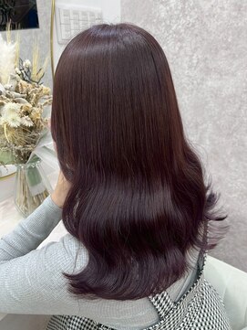 LOE【ロエ】大宮 イメチェン/アンブレラカラー/前髪/ピンクベージュ[大宮]