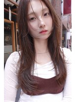 ネルケ 立川(nelke)&nbsp;レイヤーカット 韓国 顔まわりカット/10代20代30代40代