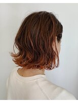 ファヴォリ(favori)&nbsp;【favori　自由が丘】　ハイライトたっぷりオレンジカラー